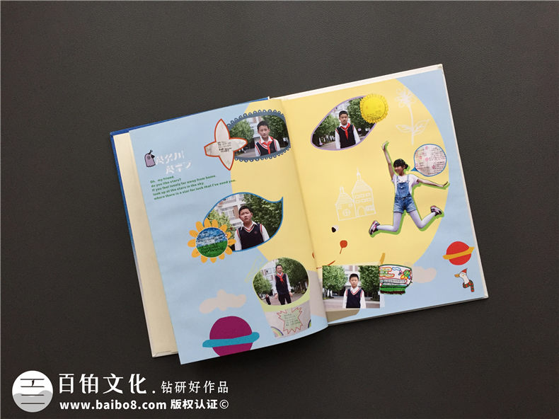 六年級畢業(yè)紀念相冊定制-小學同學錄排版句子怎么寫-畢業(yè)文字內容