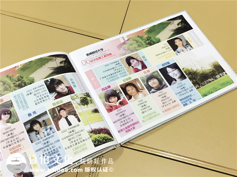 06級西南財大經(jīng)濟工程學院畢業(yè)紀念冊-同學錄