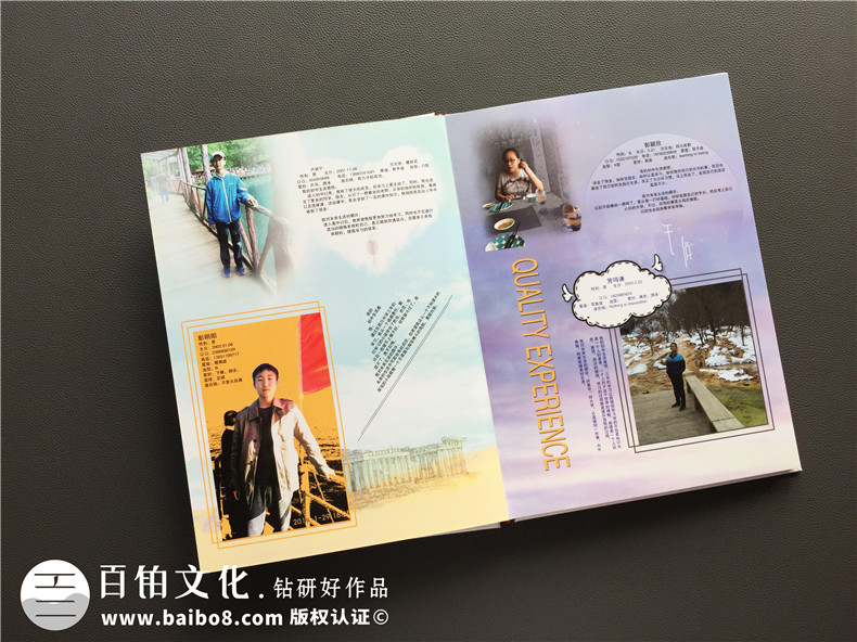 驚艷!畢業(yè)留念相冊照片的實拍效果太贊!-班級同學錄定制-西川中學