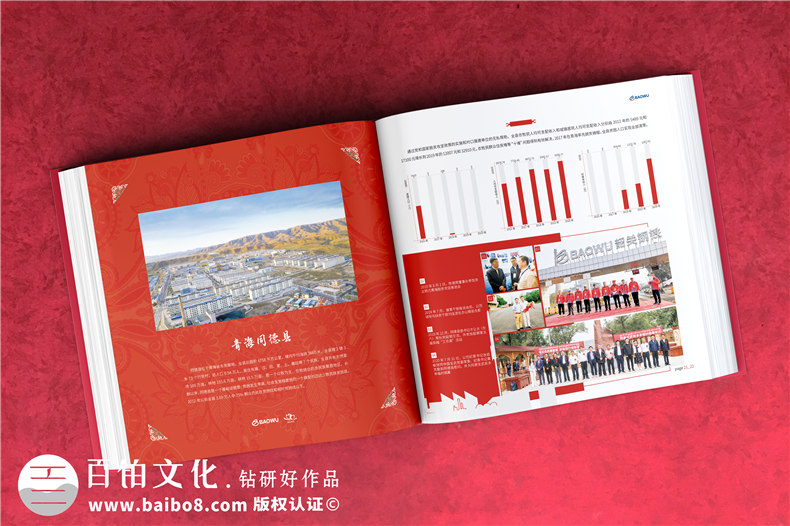 定點幫扶決勝脫貧攻堅紀實勝利相冊設計-扶貧畫冊制作