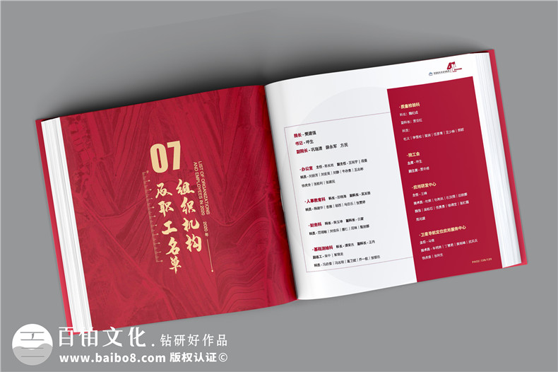 單位40周年紀念冊-測繪院企業(yè)40周年慶畫冊設計怎么做