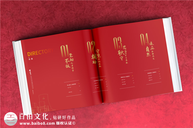 電力公司發(fā)電廠18周年慶畫冊-歷年來發(fā)展影集及紀(jì)念相冊設(shè)計(jì)排版