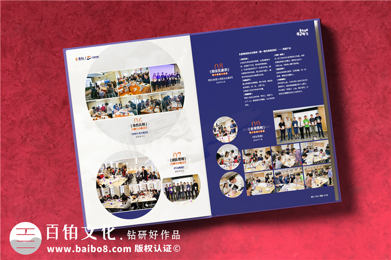 訓練營結業(yè)紀念冊-企業(yè)培訓學習留念相冊影集