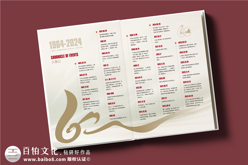 建工集團60周年紀念畫冊設計制作-匠心精筑，行穩(wěn)致遠