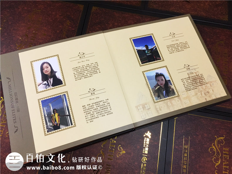 企業(yè)年會紀念冊-公司表彰大會相冊-百萬精英珍藏