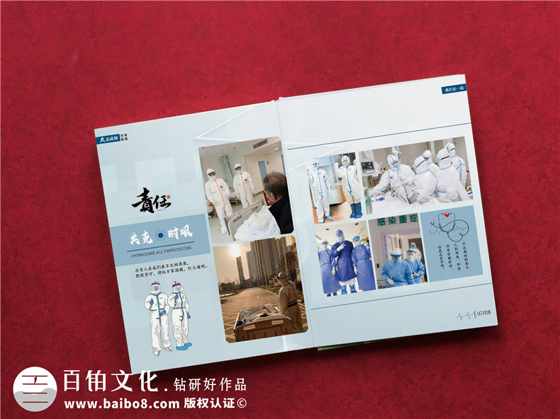 專業(yè)制作防控疫情紀(jì)念冊 紀(jì)念抗擊疫情的志愿者 記載志愿者抗疫成果！