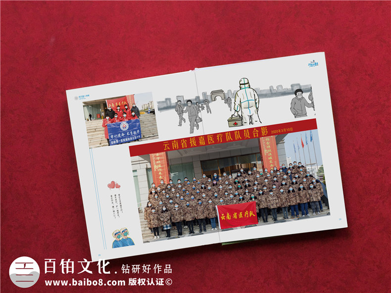 疫情重大事件紀(jì)念冊制作方法-完成精美疫情紀(jì)念冊記錄英雄的歲月第8張-宣傳畫冊,紀(jì)念冊設(shè)計制作-價格費用,文案模板,印刷裝訂,尺寸大小