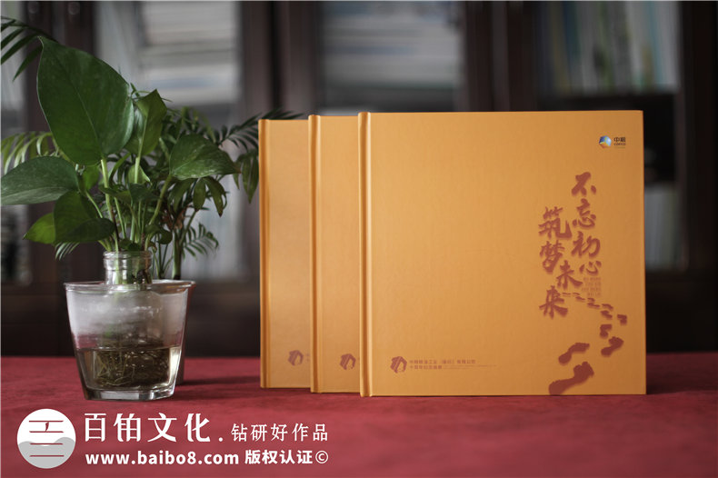 企業(yè)十周年影像紀(jì)念冊怎么做-用于宣傳的知名公司周年慶畫冊設(shè)計