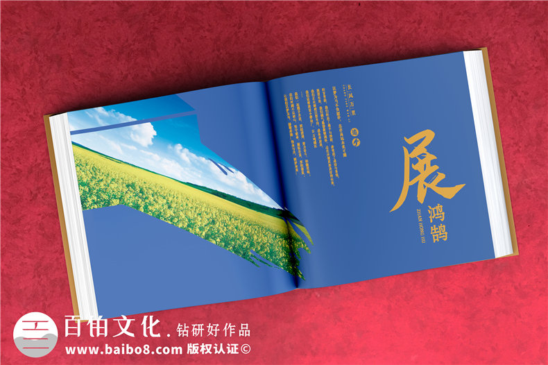 企業(yè)十周年影像紀(jì)念冊怎么做-用于宣傳的知名公司周年慶畫冊設(shè)計