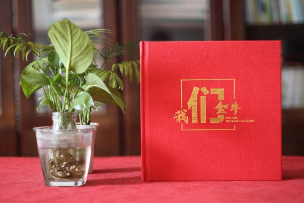 銀行領(lǐng)導調(diào)離紀念冊-送女同事或高層管理履新任職手寫寄語留言相冊