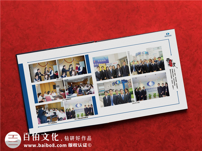 領導提拔任職個人紀念冊-單位領導高升回憶錄相冊版面設計怎么做