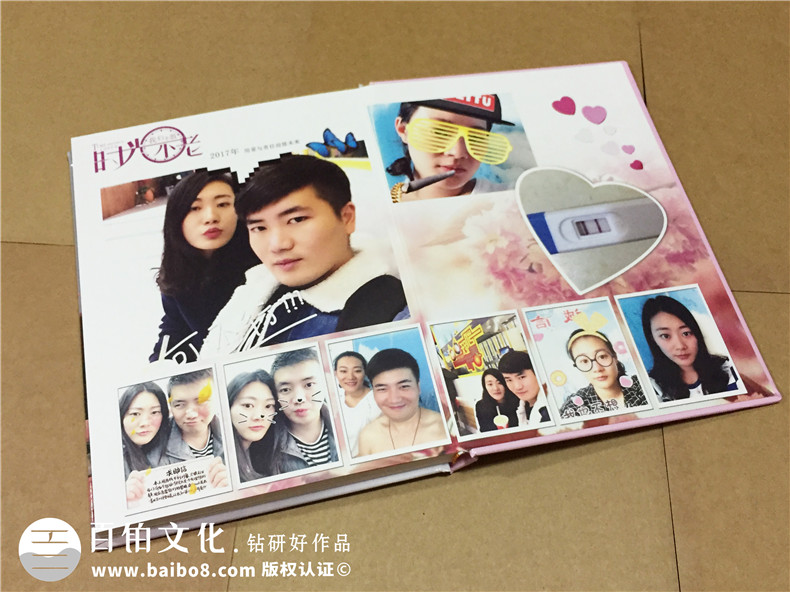 結婚十周年紀念冊-情侶相冊定制-戀愛紀念冊設計