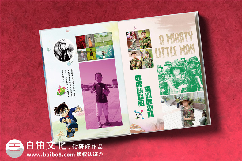 送給孩子的成長照片書相冊排版方法