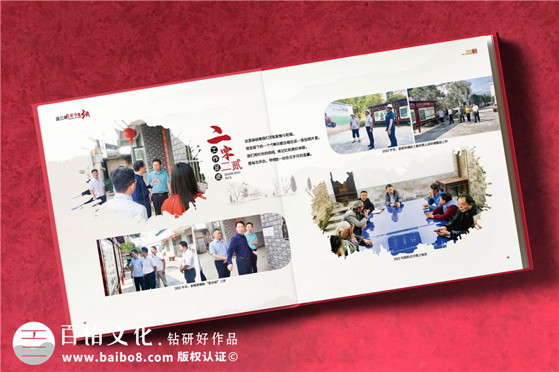 駐村第一書記幫扶工作紀(jì)念冊-駐村指導(dǎo)員工作隊紀(jì)實畫冊